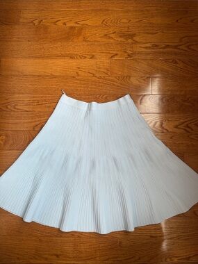 Pink Tartan Light Blue Circle Skirt